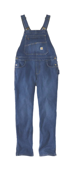 CARHARTT RELAXED FIT NIM BIB OVERAL SALOPETTE DENIM JEANS